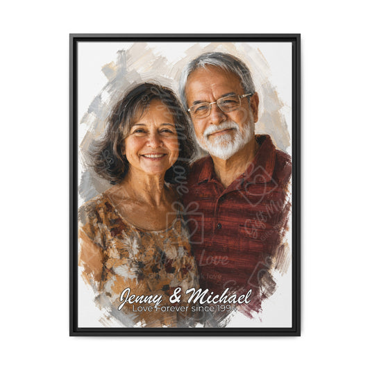 Acrylic Painting on Wooden Framed Canvas