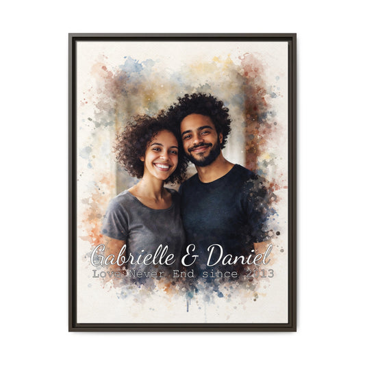 Matte Canvas, Framed (Multi-color)